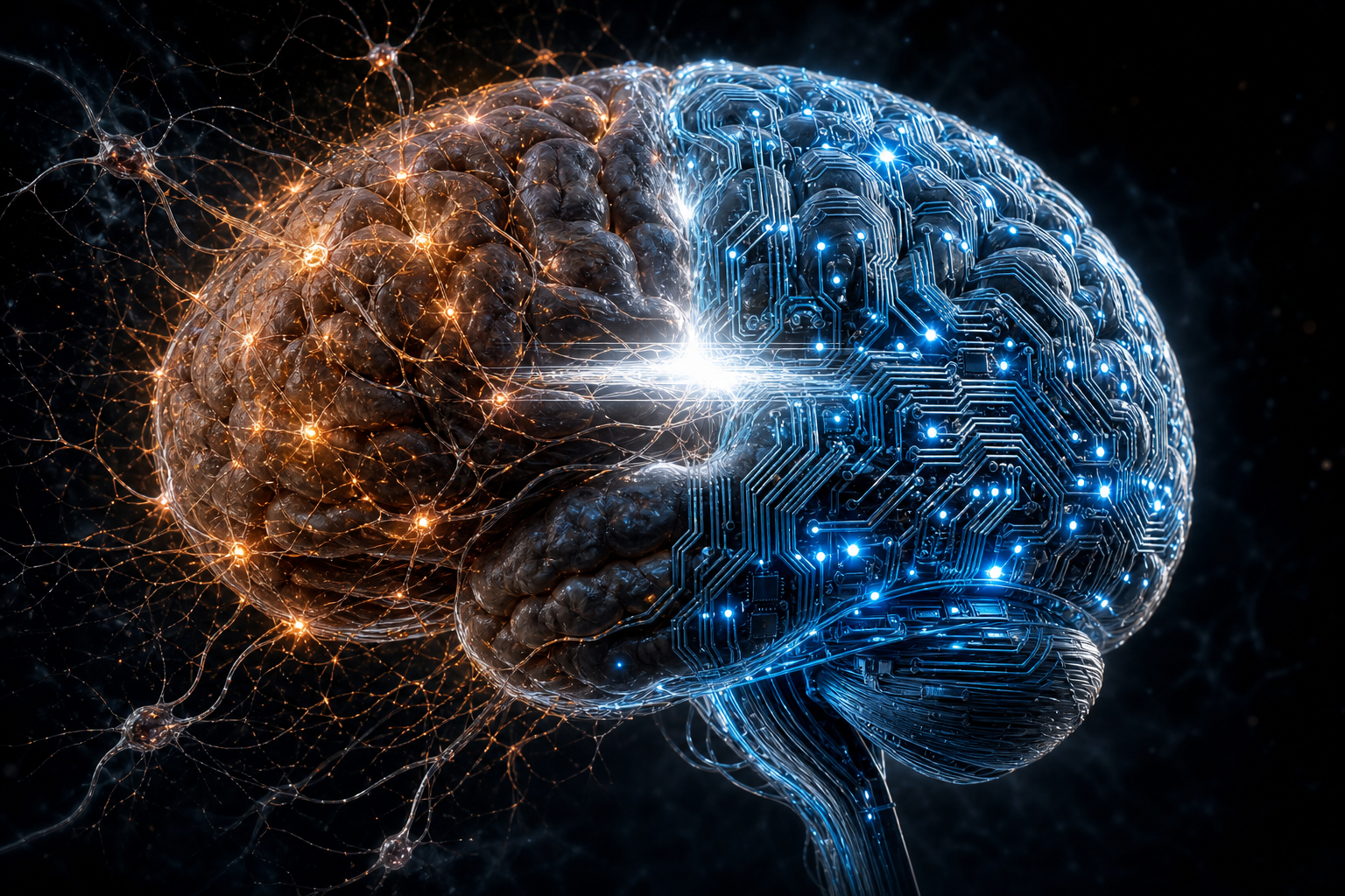 The gap between neural firing and felt experience — brain meets circuit