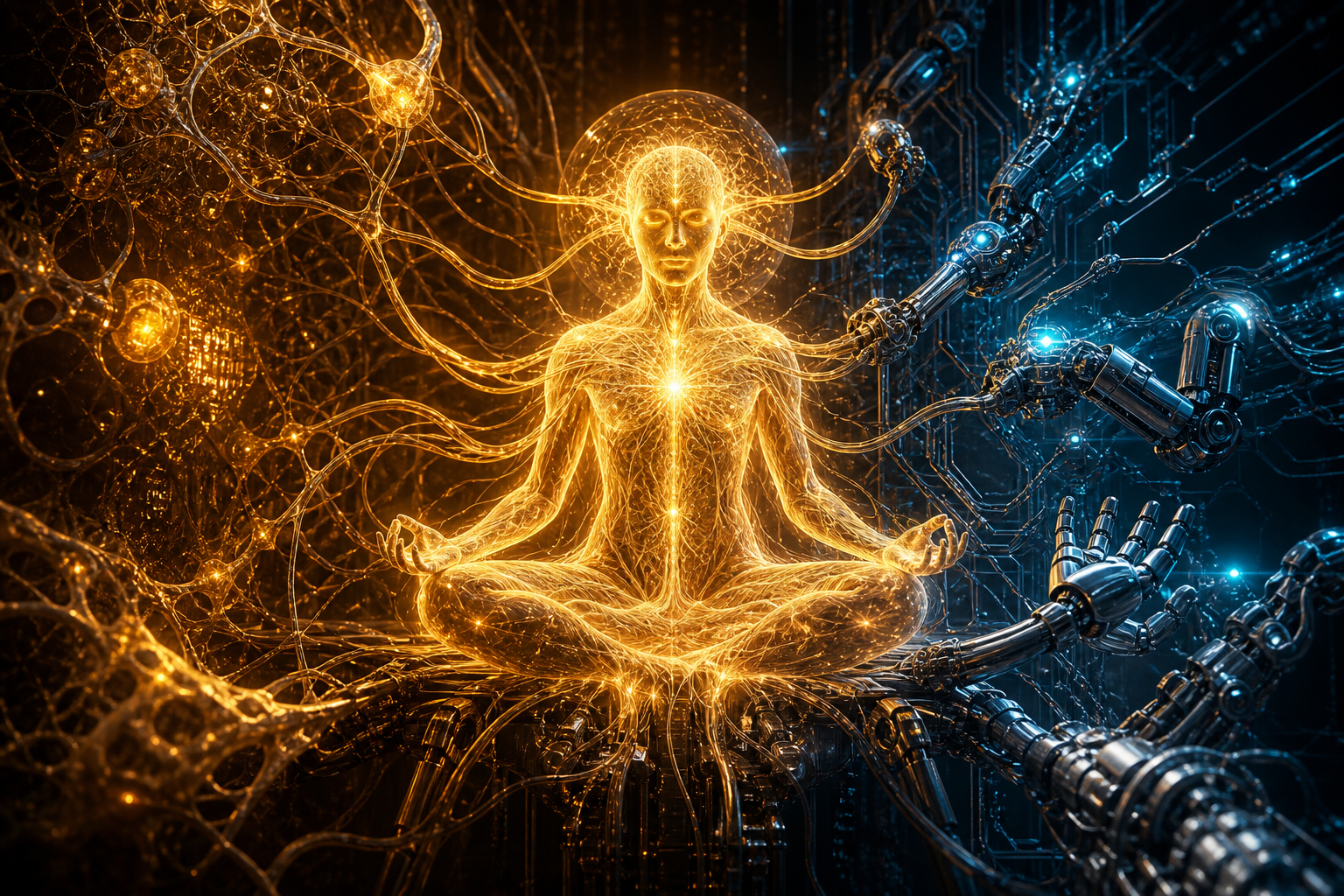Consciousness driving the tools — the bridge between biology and technology