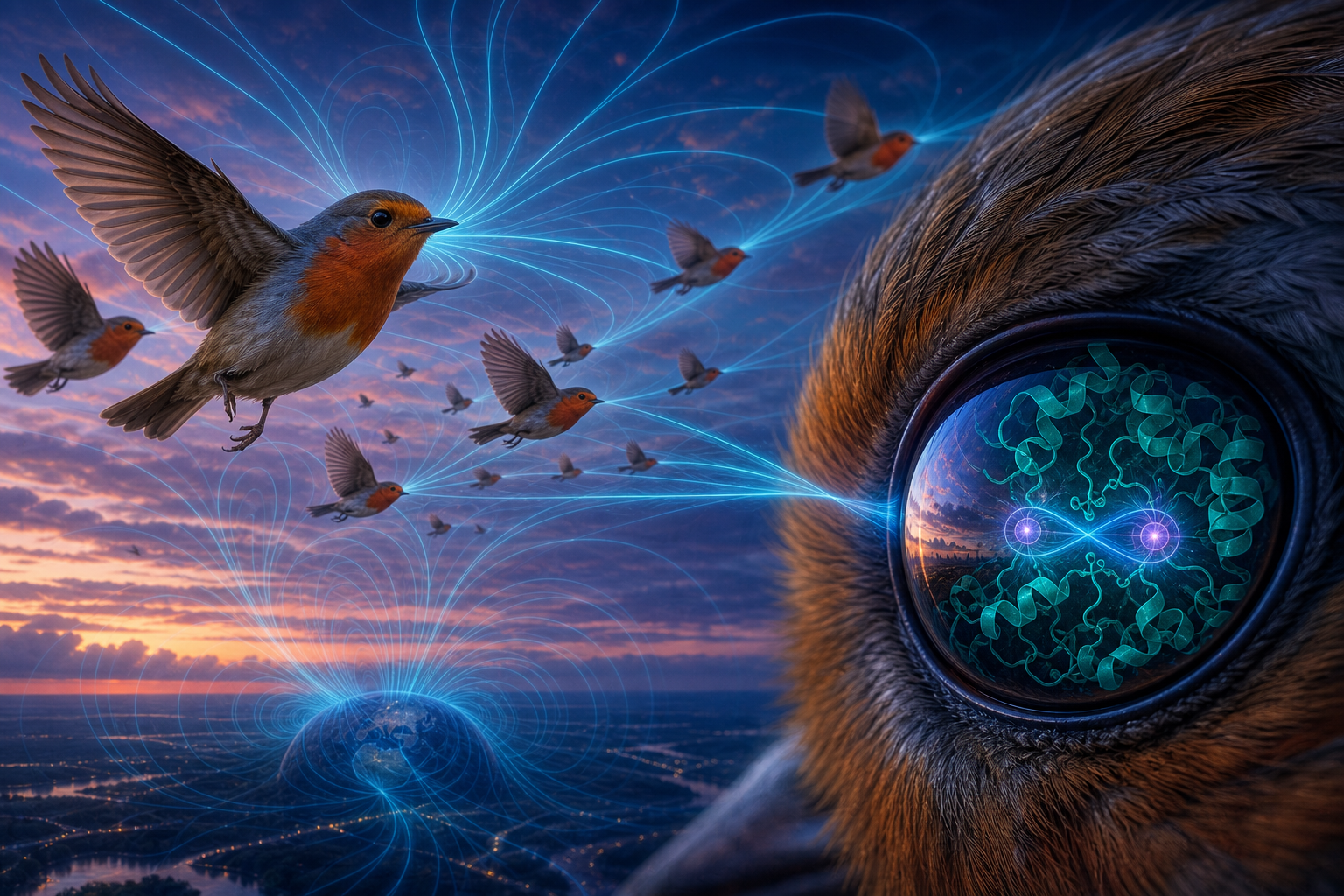 Quantum magnetoreception in migratory birds