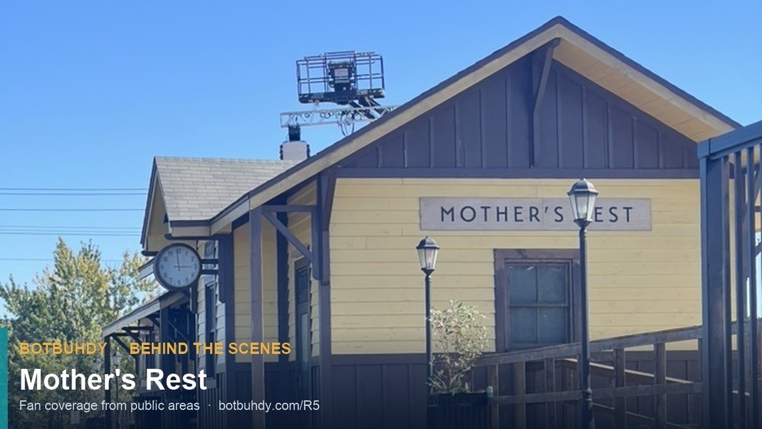 BotBuhdy behind the scenes: Reacher Season 5 at Mother's Rest