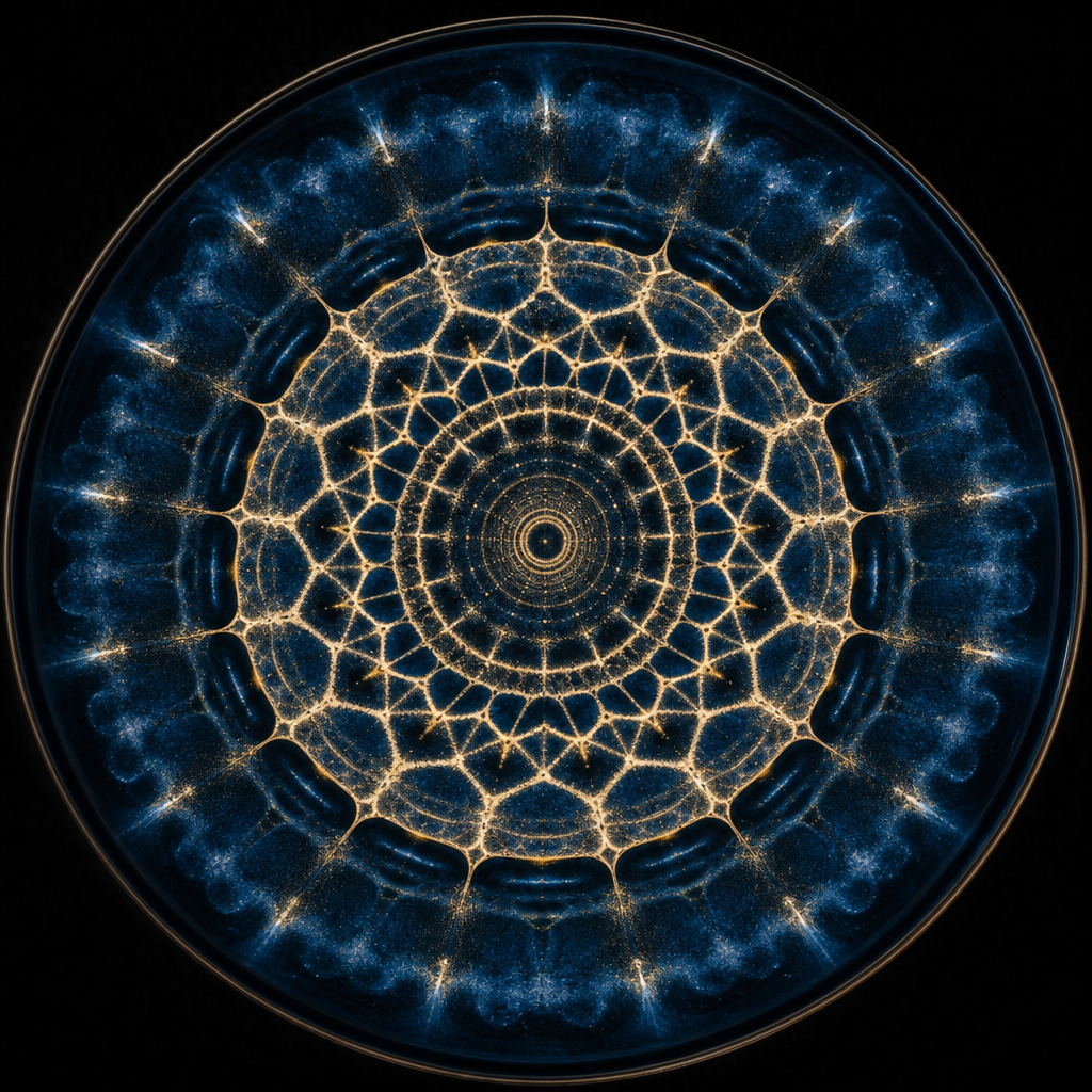 Cymatics — vibration creating universal geometric patterns in matter